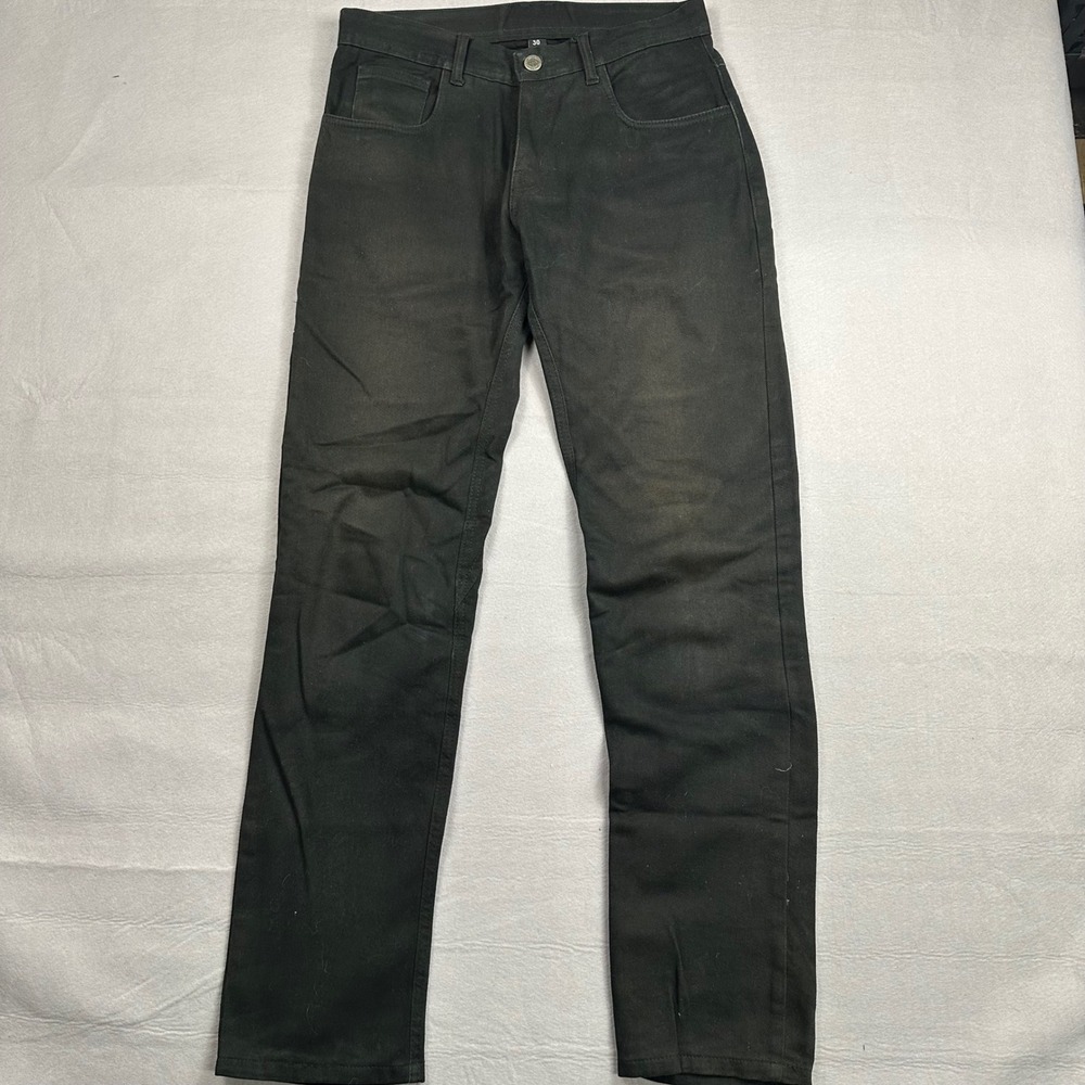 Street & Steel Mens Black Aramid Reinforced Motorcycle Riding Jeans Size 30